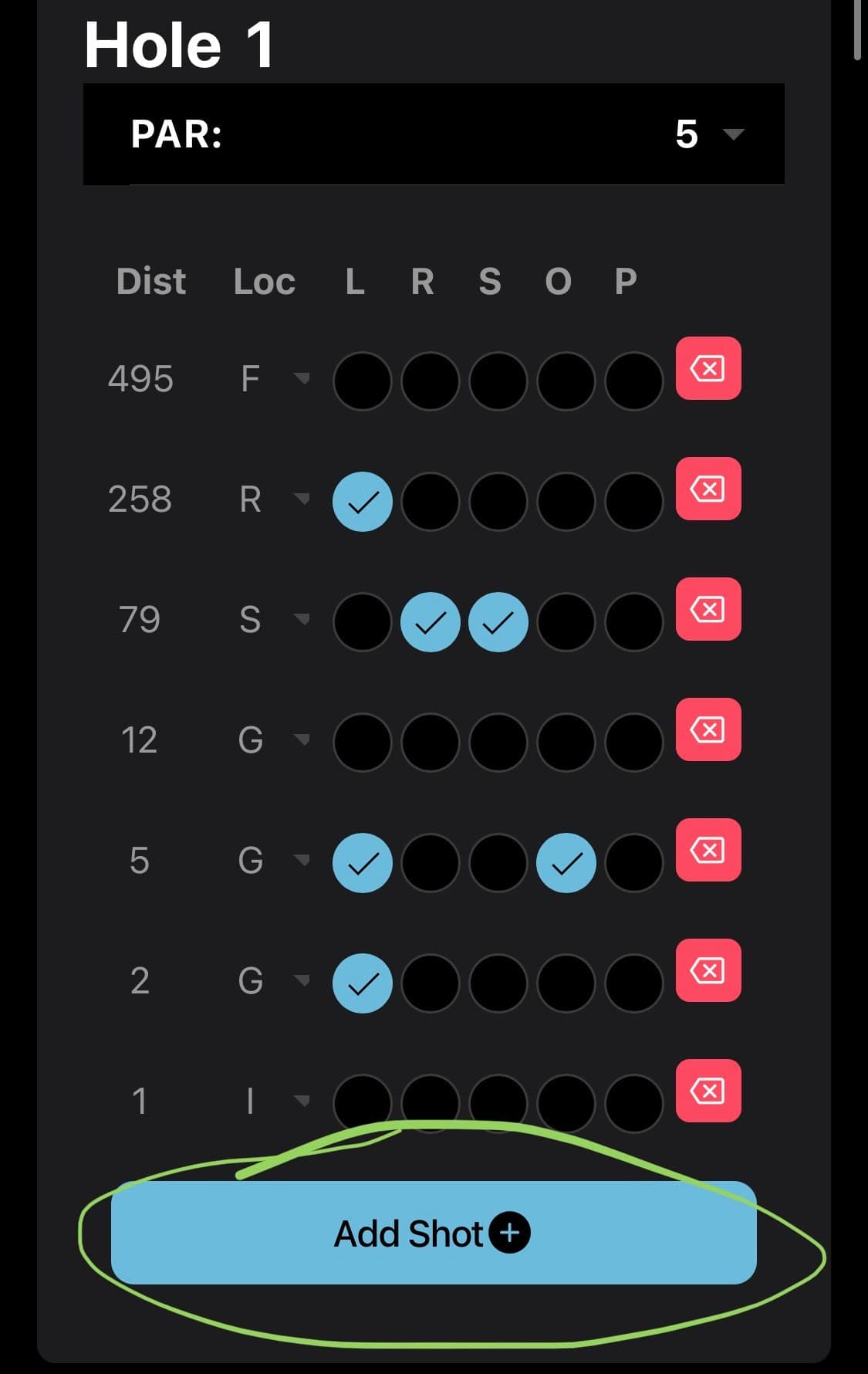 Virtual StatCard Add Shot